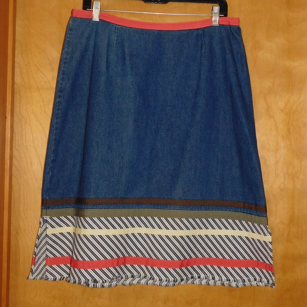Christopher & Banks Denim Skirt